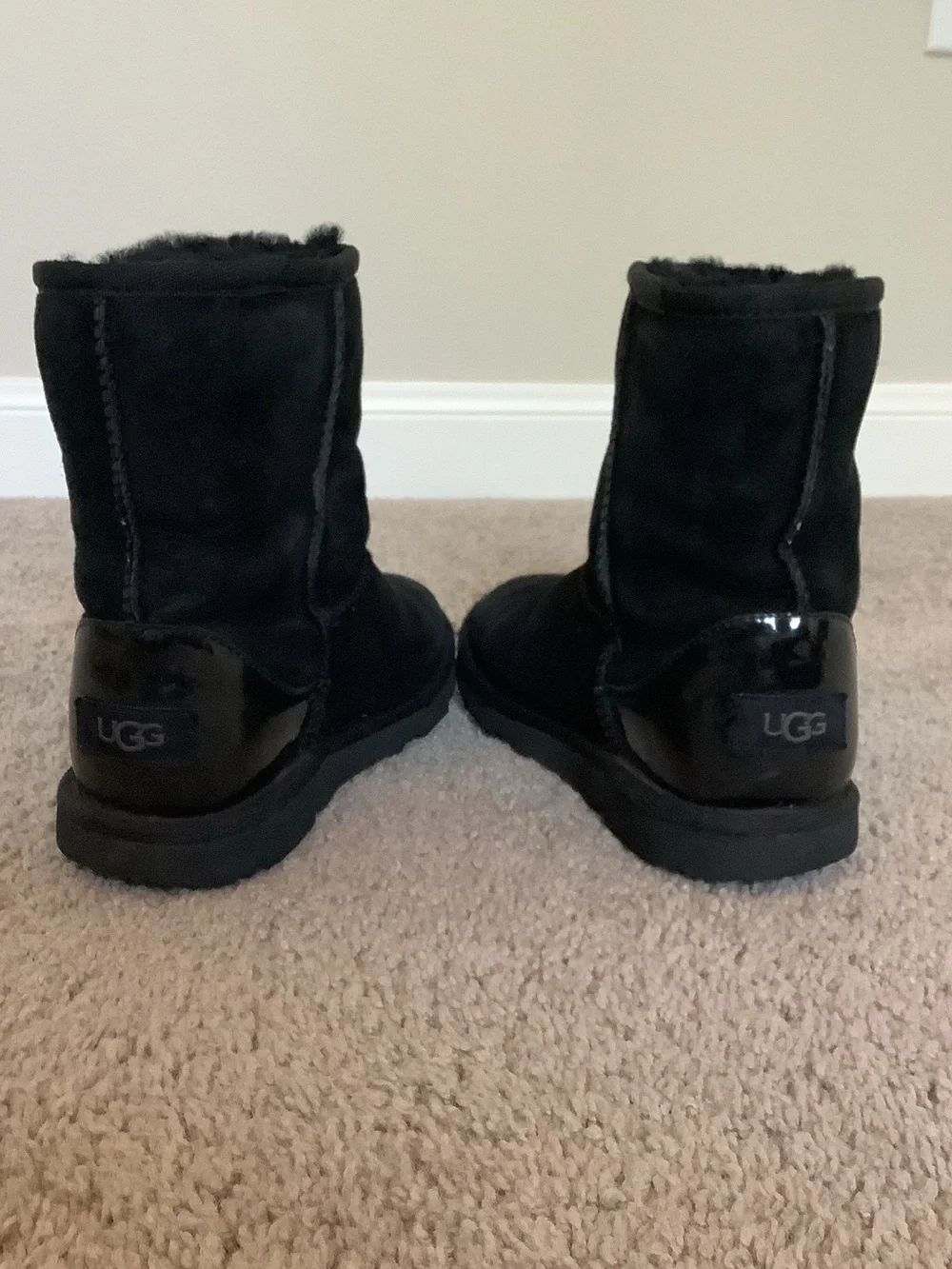 Black UGG Kids Classic II Short Boots